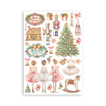 Stamperia - Washi Pad 8 Sheets A5 - The nutcracker