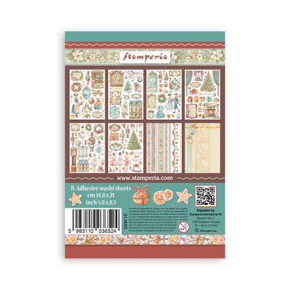 Stamperia - Washi Pad 8 Sheets A5 - The nutcracker