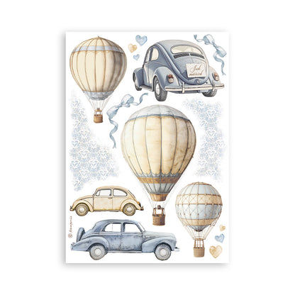 Stamperia - Washi Pad 8 Sheets A5 - Timeless