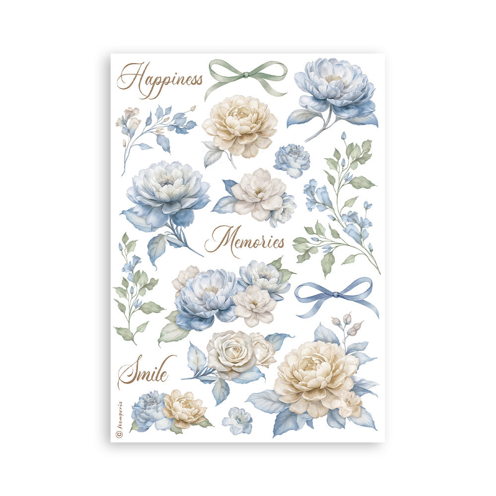 Stamperia - Washi Pad 8 Sheets A5 - Timeless