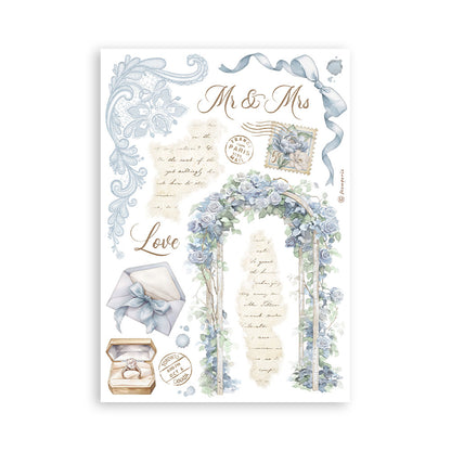 Stamperia - Washi Pad 8 Sheets A5 - Timeless