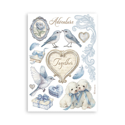 Stamperia - Washi Pad 8 Sheets A5 - Timeless