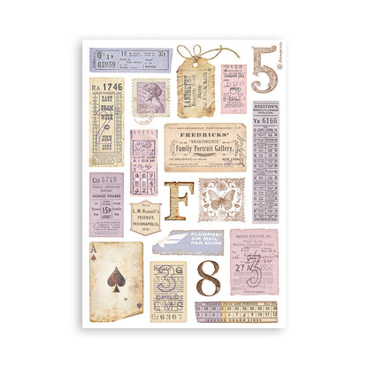 Stamperia - Washi Pad 8 Sheets A5 - Quiet Days