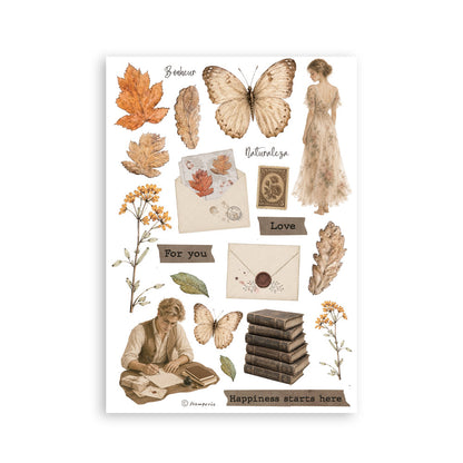 Stamperia - Washi Pad 8 Sheets A5 - Flowers and Poems