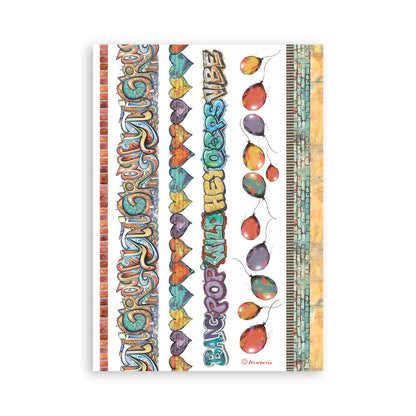 Pre Order - Stamperia - Washi Pad 8 Sheets A5 - Furry Friends 2 (Available end of October)