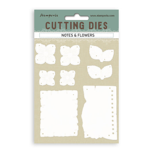 Stamperia  - Cutting dies - A6 - Notes and flowers