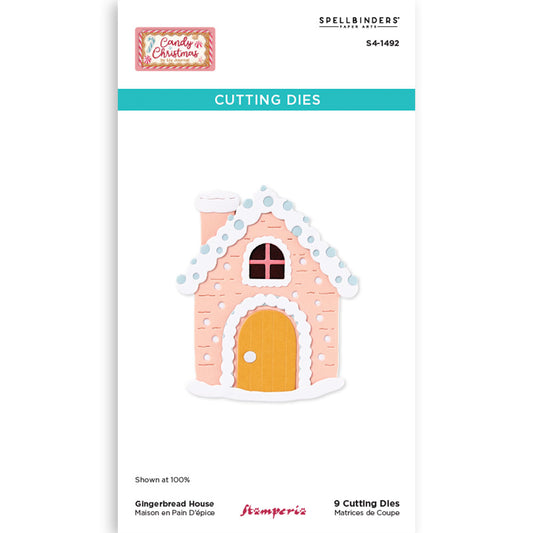 Stamperia  - Cutting dies - Candy Christmas Gingerbread House