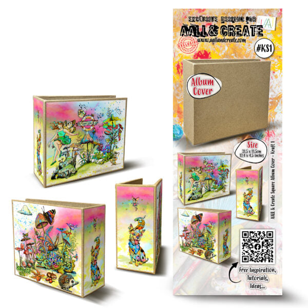 AALL & Create - Square Album Cover - Kraft Size 31.5 x 11.5 cm