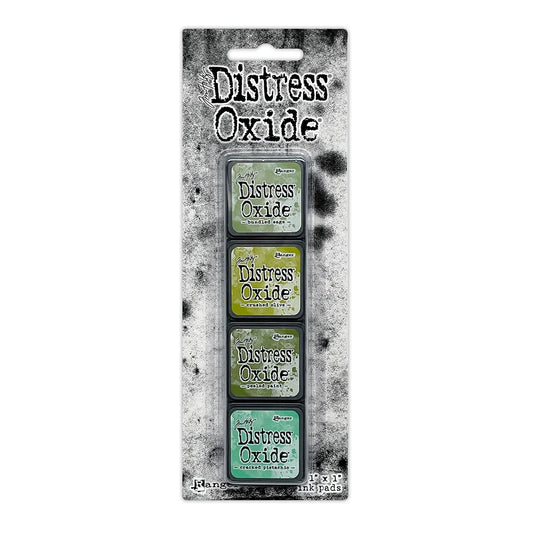 Ranger - Distress Oxide Ink Mini's - bundle sage, crushed olive, peeled paint, cracked pistachio