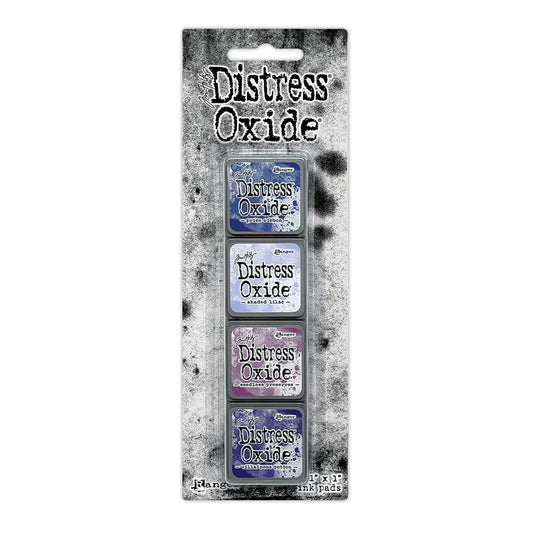 Ranger - Distress Oxide Ink Mini's - prize ribbon, shaded lilac, seedless preserves, villainous potion