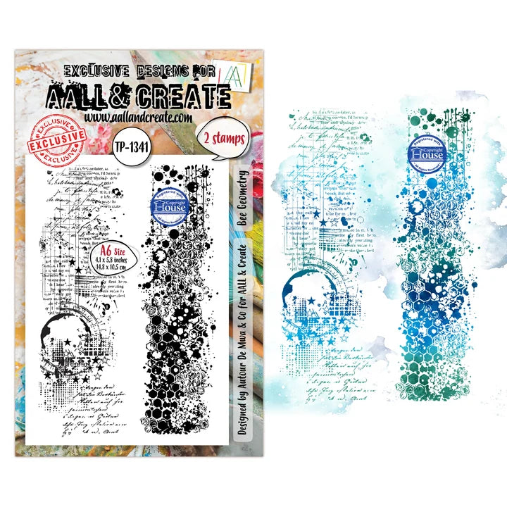 AALL & Create -Clear Stamp - #TP-1341 - Bee Geometry