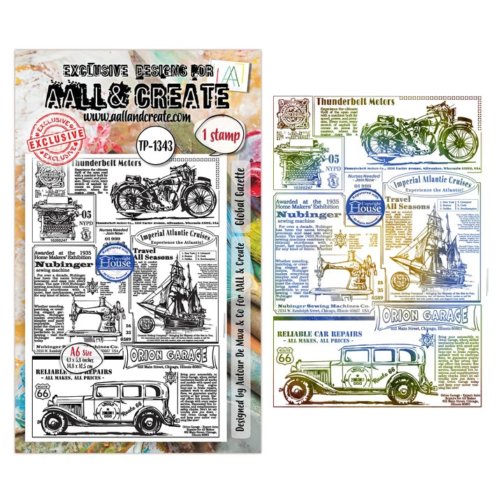 AALL & Create -Clear Stamp - #TP-1343 - Global Gazette