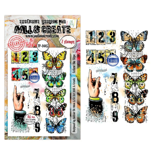AALL & Create -Clear Stamp - #TP-1445 - Follow the Sign