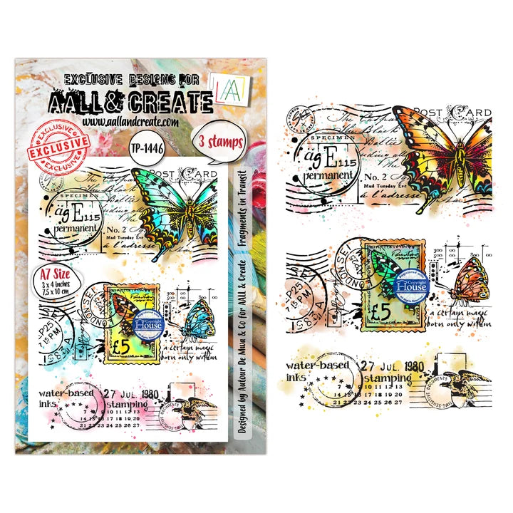 AALL & Create -Clear Stamp - #TP-1446 - Fragments in Transit