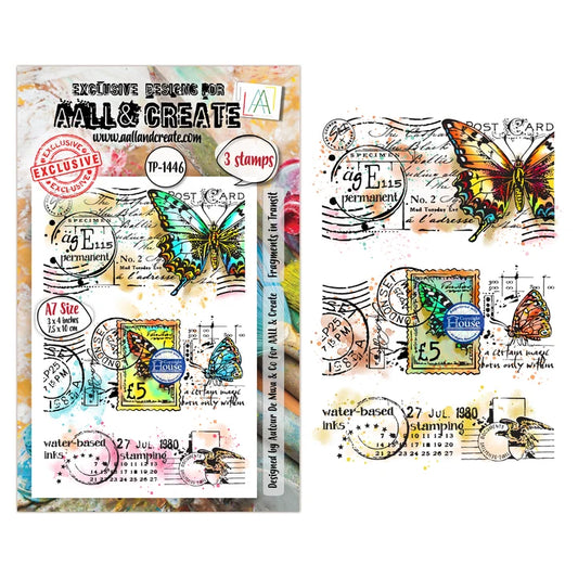 AALL & Create -Clear Stamp - #TP-1446 - Fragments in Transit