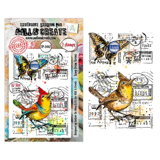 AALL & Create -Clear Stamp - #TP-1449 - Song from Torino