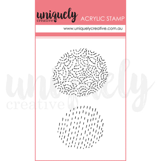 Uniquely Creative - LITTLE LUSTERS TEXTURE  MARK MAKING MINI STAMP - ACRYLIC STAMP