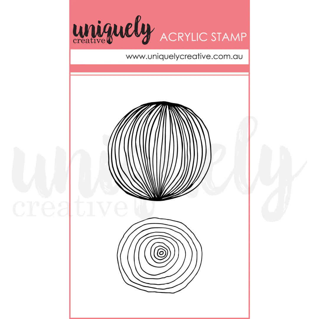 Uniquely Creative - DOODLE DESIGNS TEXTURE  MARK MAKING MINI STAMP - ACRYLIC STAMP