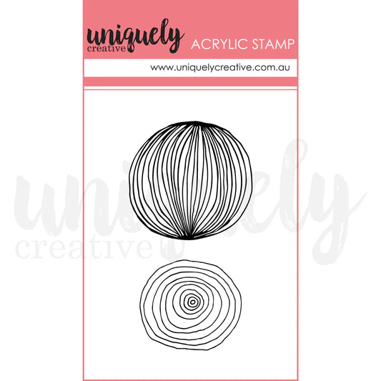 Uniquely Creative - DOODLE DESIGNS TEXTURE  MARK MAKING MINI STAMP - ACRYLIC STAMP