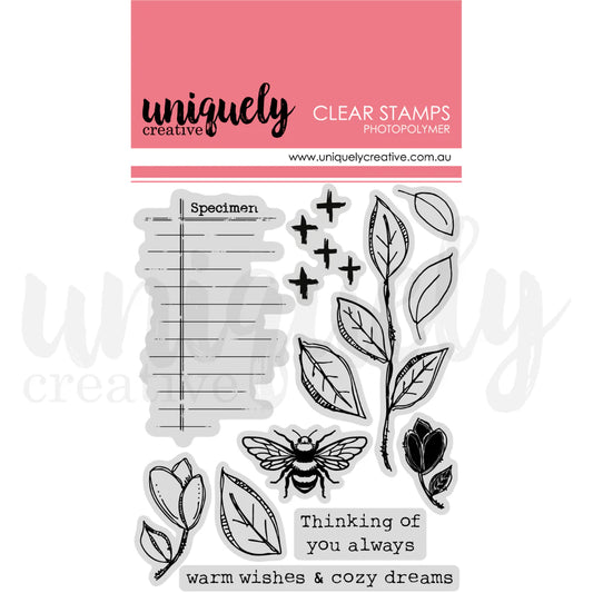 Uniquely Creative -Botanical Art Journal Stamp