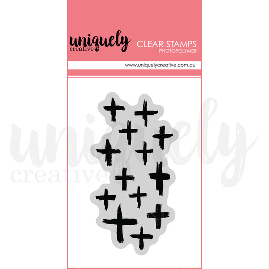 Uniquely Creative -Random Crosses Stamp