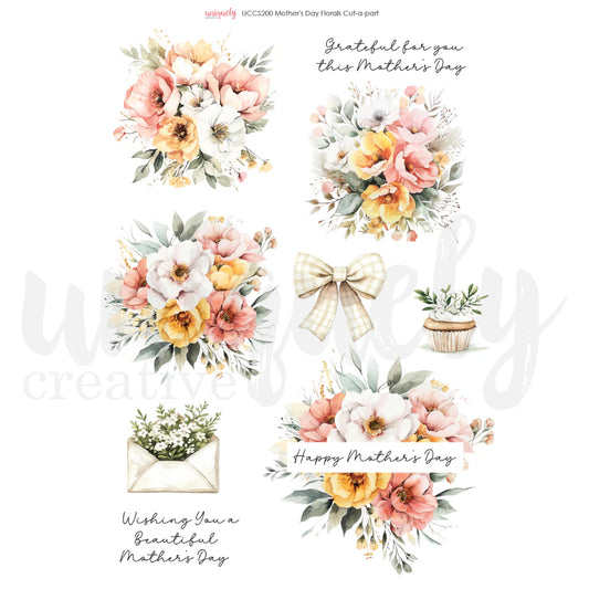 Uniquely Creative - Mother's Day Floral Cut-a-part