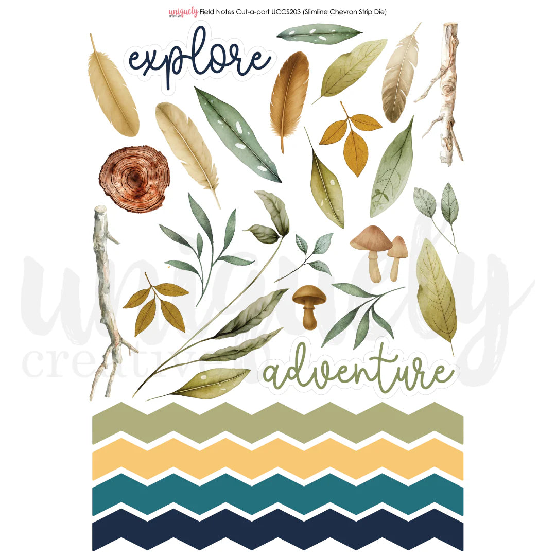 Uniquely Creative - Cut-a-part Field Notes