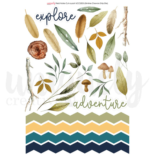 Uniquely Creative - Cut-a-part Field Notes