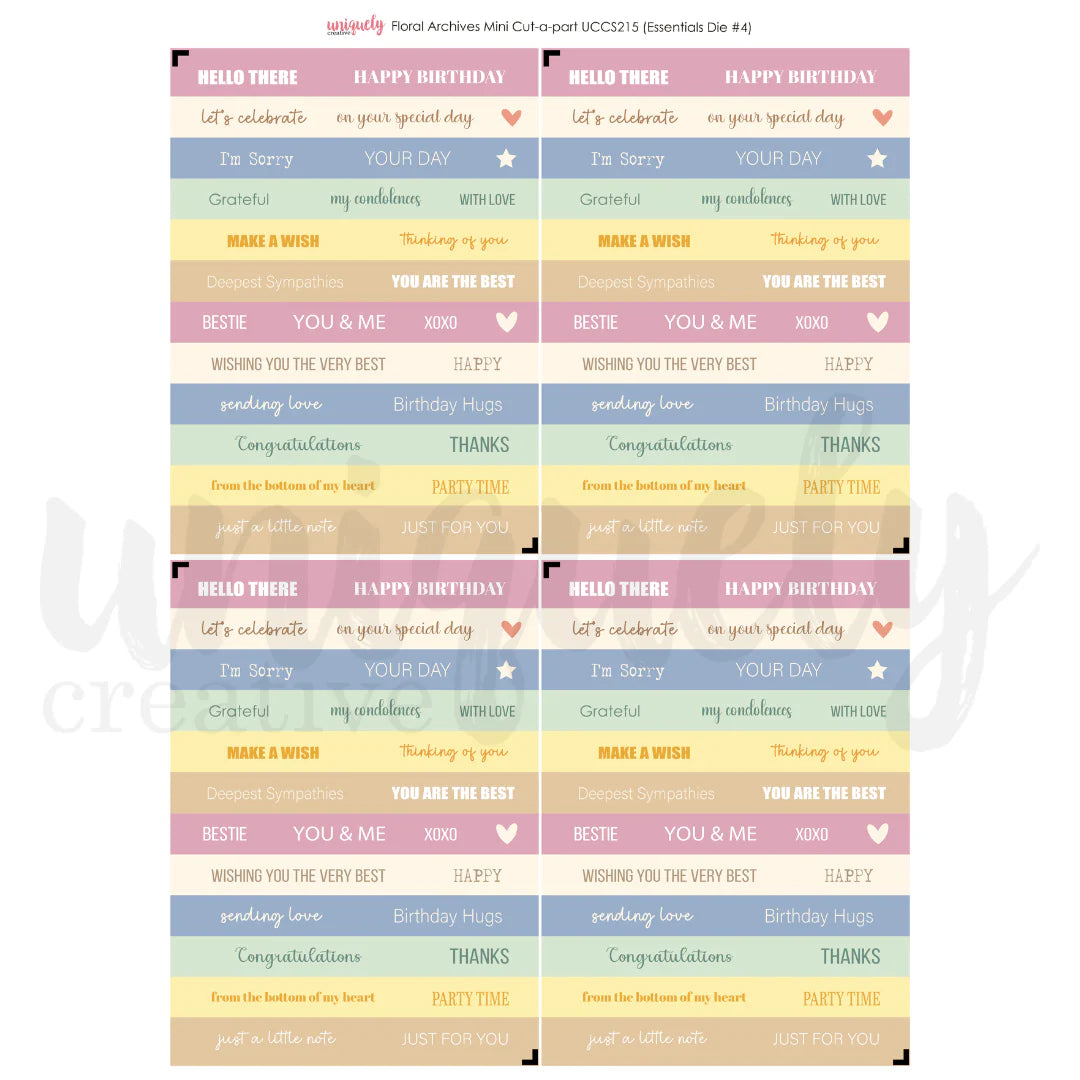 Uniquely Creative - Mini Cut - a - part - Floral Archives