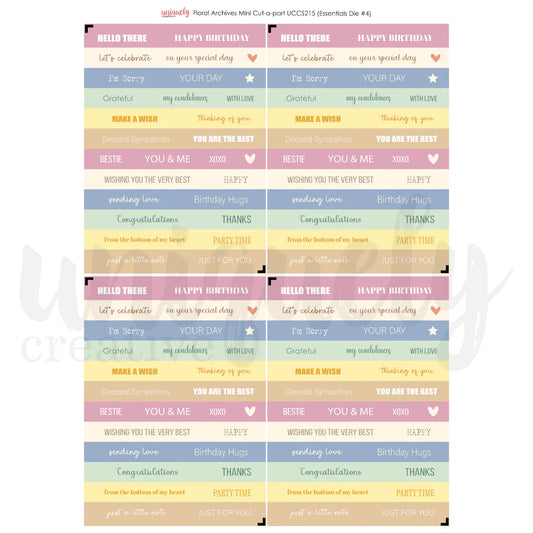 Uniquely Creative - Mini Cut - a - part - Floral Archives