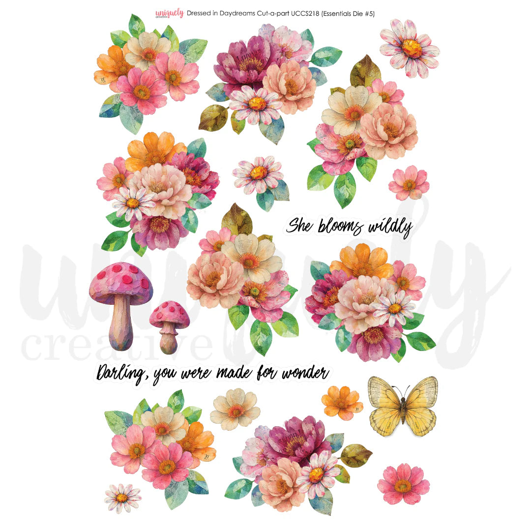 Uniquely Creative - Dressed in Daydreams Cut-a-part