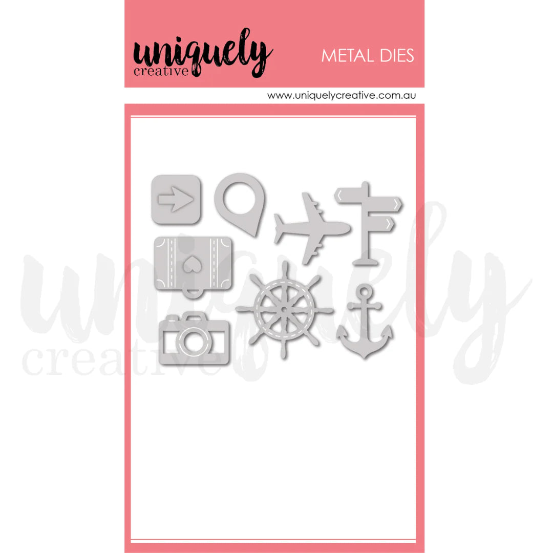 Uniquely Creative -  Travel Icons Die *