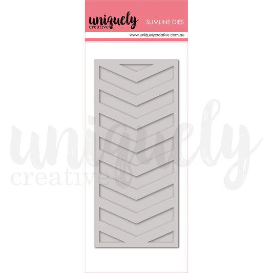 UNIQUELY CREATIVE - Slimline Dies Chevron Border Die *