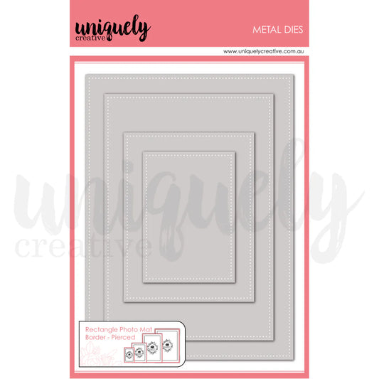 UNIQUELY CREATIVE - Rectangle Photo Mat Border - Pierced