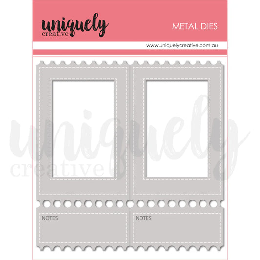 UNIQUELY CREATIVE - Metal Die - Folding Ticket Frame