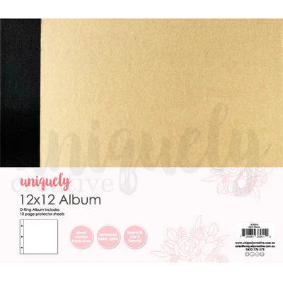 Uniquely Creative - 12 x 12 Album with 10 page protector sheets