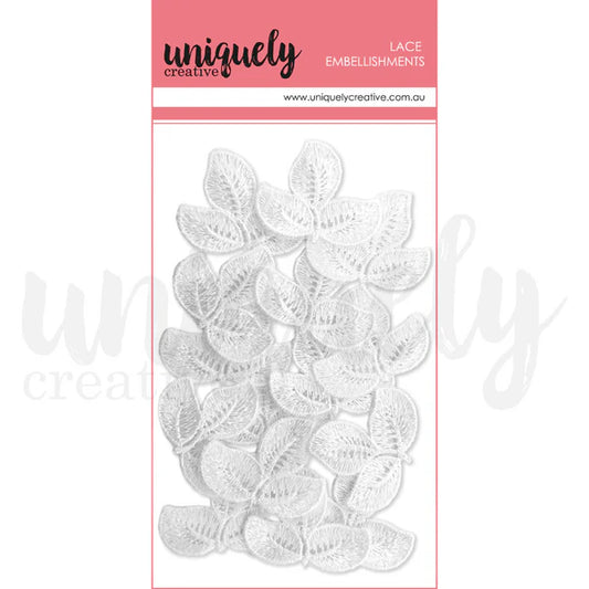 Uniquely Creative - Rose lace leaves