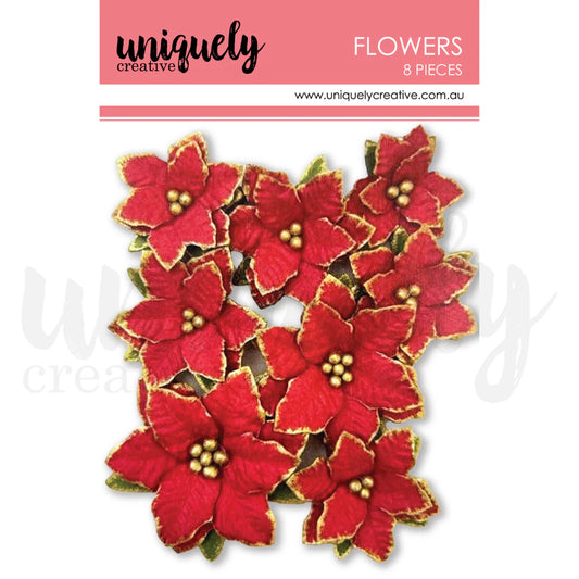 Uniquely Creative - Christmas Poinsettia Flowers