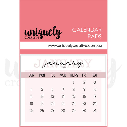 Uniquely Creative - Calendar Pads