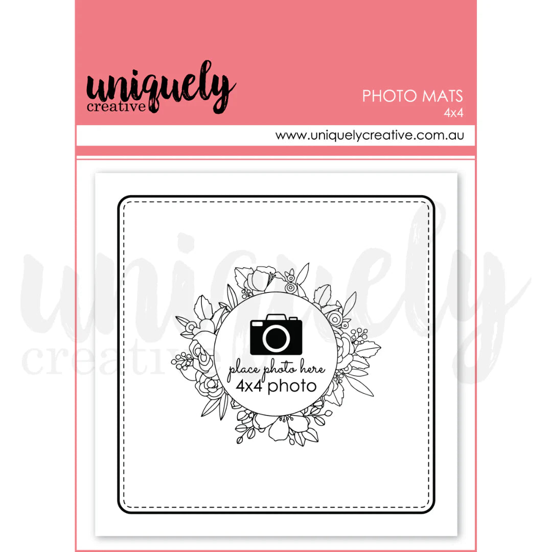 Uniquely Creative - 4 x 4 Photo Mats
