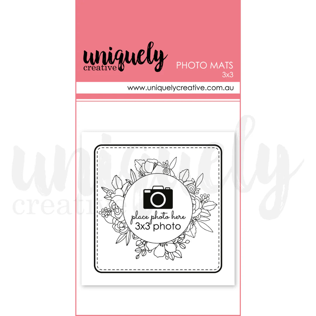 Uniquely Creative - 3 x 3 Photo Mats