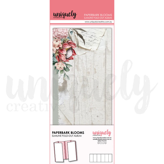 Uniquely Creative - Paperbark Blooms Slimline Fold-Out-Album