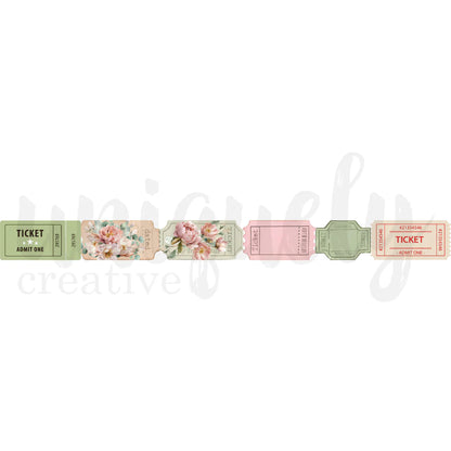 Tea & Tranquilithy - Washi Tape - Vintage Ticket