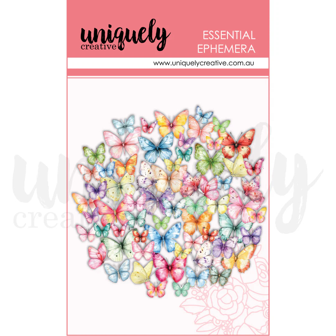 Uniquely - Ephemera - Colourful Butterflies