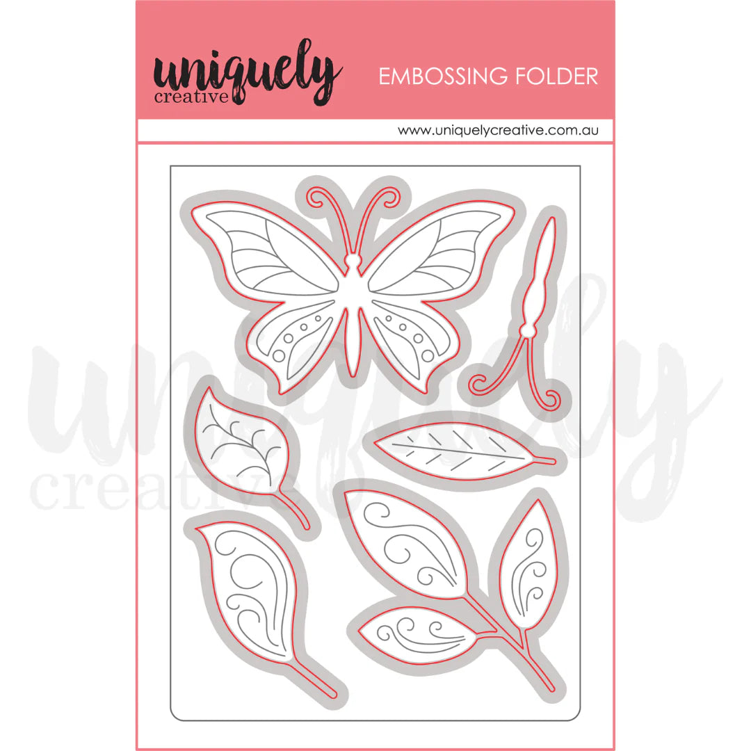 UNIQUELY CREATIVE - Cut & Emboss Folder - Butterfly Breeze