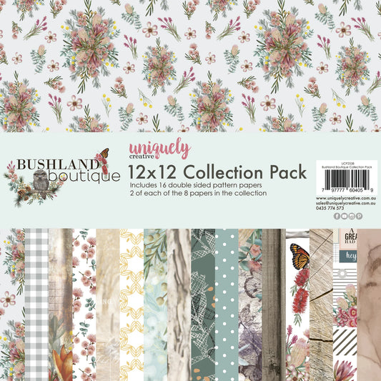 Uniquely Creative - 12 X 12  Bushland Boutique Collection Paper Pack