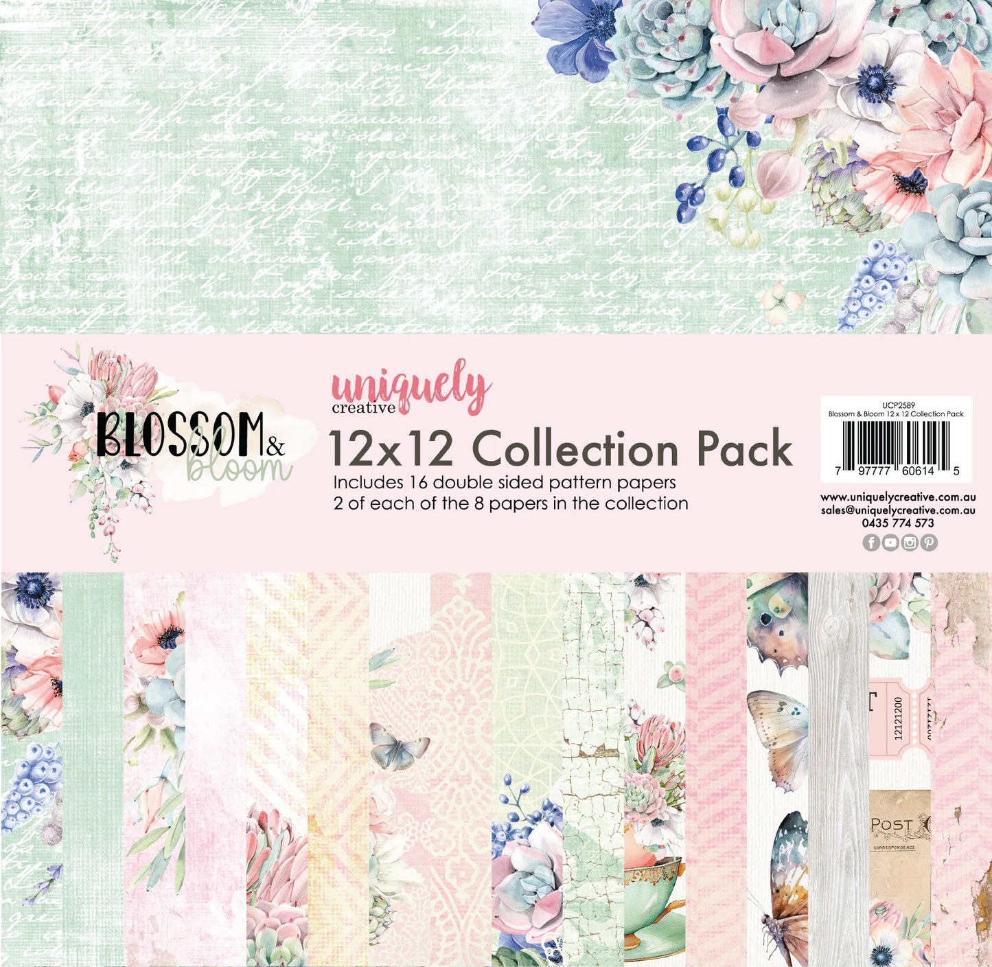 Uniquely Creative - 12 X 12 Blossom & Bloom Collection Paper Pack