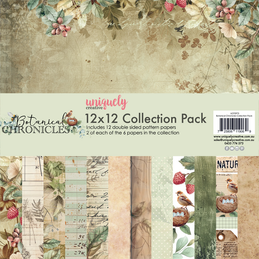 Uniquely Creative -12 x 12 Collection Pack - Botanical Chronicles