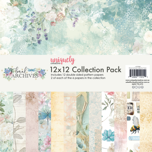 Uniquely Creative -12 x 12 Collection Pack - Floral Archives