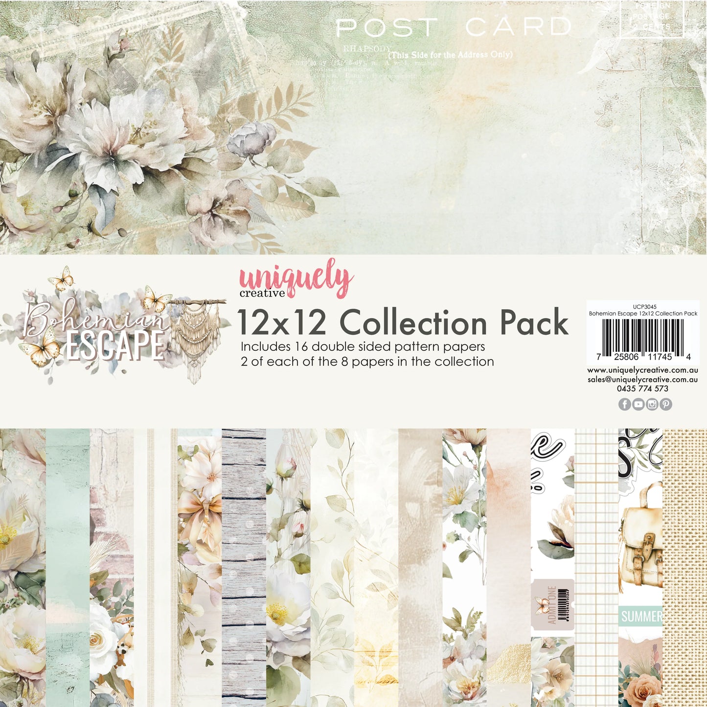 Uniquely Creative -12 x 12 Collection Pack - Bohemian Escape